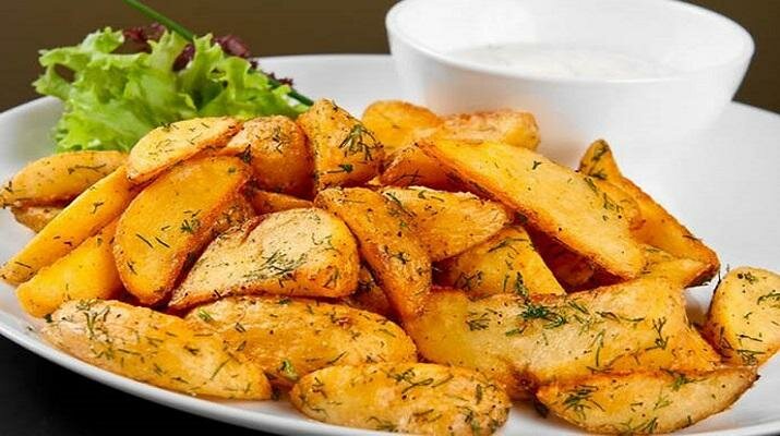 МОЛОДОЙ КАРТОФЕЛЬ ЧЕРРИ ПО-ДЕРЕВЕНСКИ, С ТРАВАМИ и ЧЕСНОКОМ